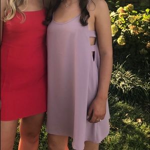 light purple shift dress WORN ONCE!!